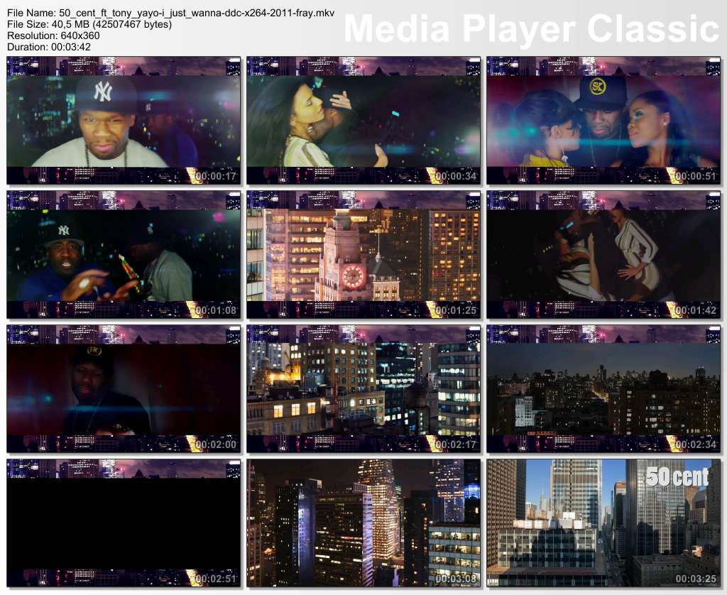 50 Cent Feat. Tony Yayo - I Just Wanna DDC x264 2011